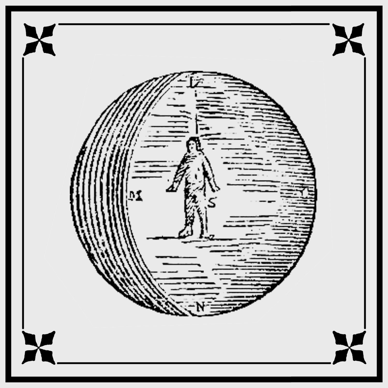 person inside of sphere